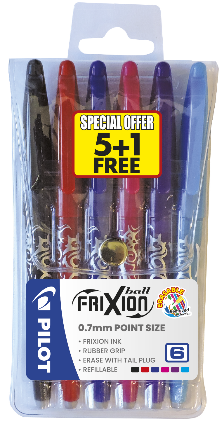 PILOT FRIXION 0.7 WALLET OF 6