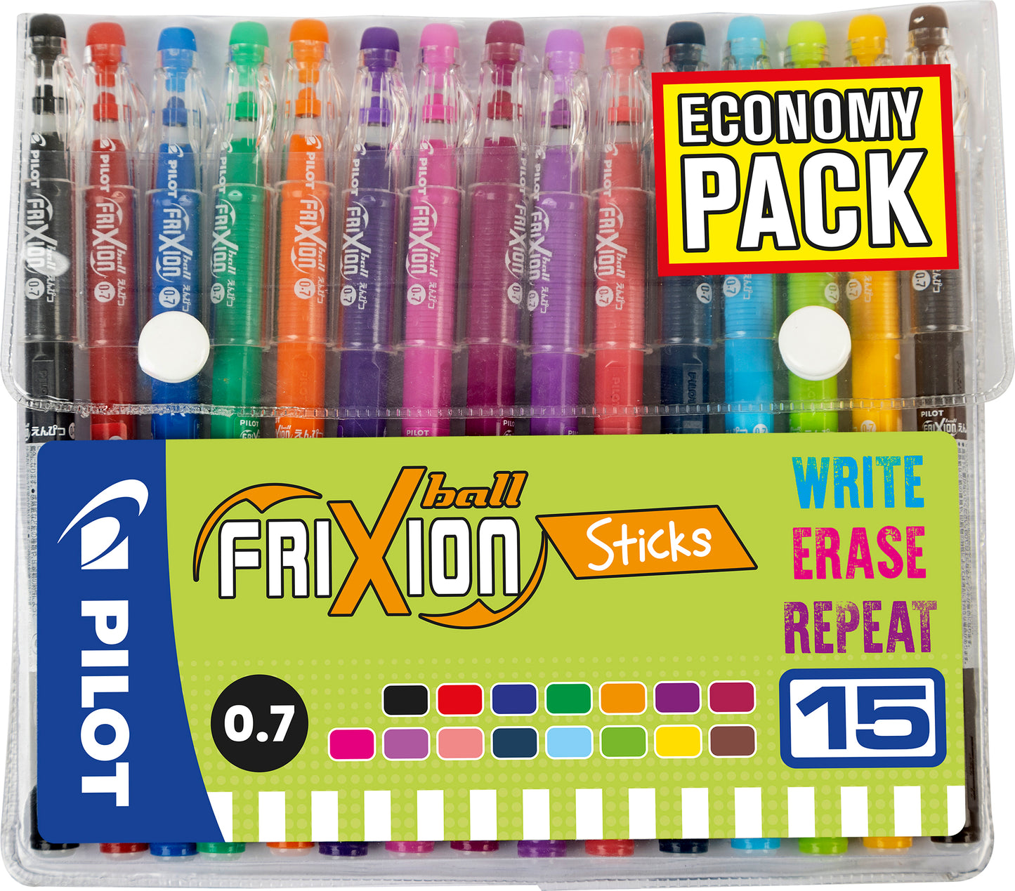 PILOT FRIXION STICKS 0.7 WALLET 15