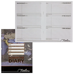 Treeline A5 Homework Diary