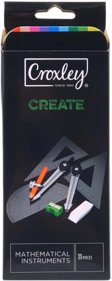 Croxley Mathematical Instruments 11 Piece