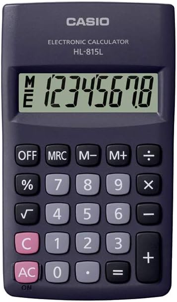 Casio HL-815L 8-Digit Pocket Calculator