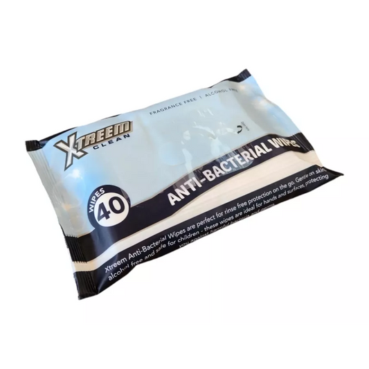 Xtreem Anti-Bacterial Wipes – 40 Wipes