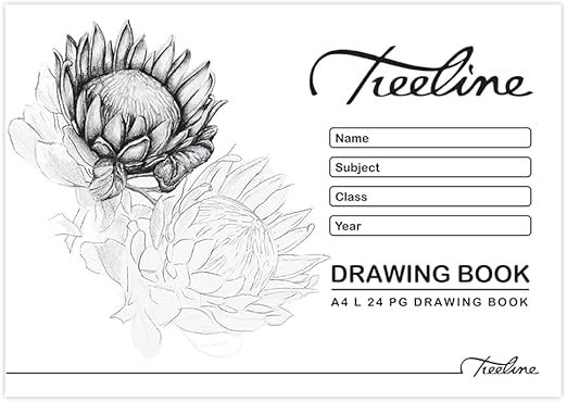 24 Page A4 Drawing Book