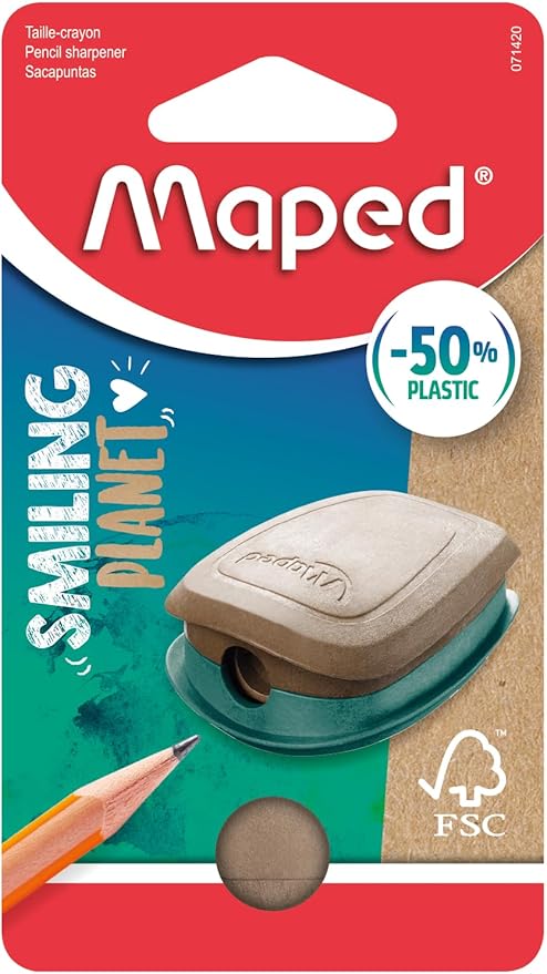 Maped Smiling Planet 1-Hole Pencil Sharpener