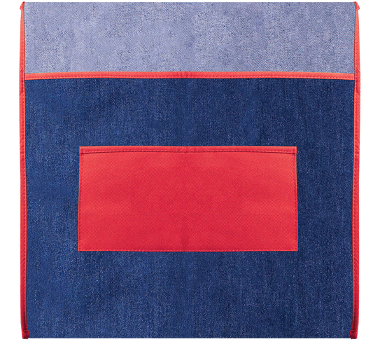 DENIM CHAIR BAG ASST COLOUR
