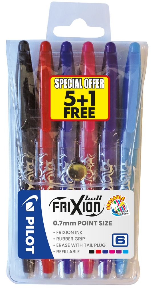 PILOT FRIXION 0.7 WALLET OF 6