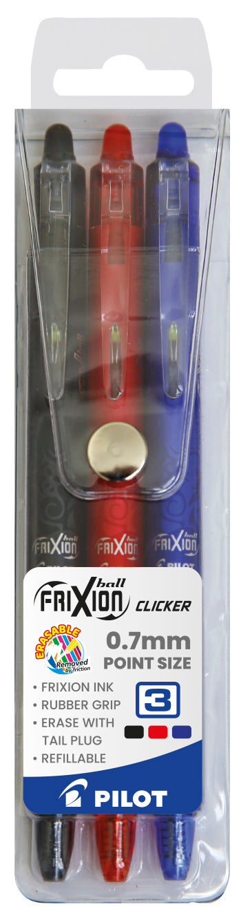 PILOT FRIXION CLICKER 0.7 BASIC WALLET 3