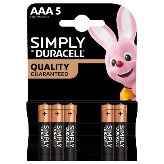 Simply Duracell AAA 5-Pack