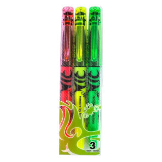 PILOT FRIXION LIGHT NEON WALLET 3