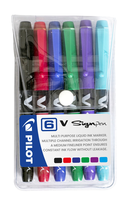 PILOT V SIGN PEN WALLET 6