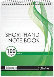 Treeline A5 Shorthand Notebook Feint & Margin 100 Pages