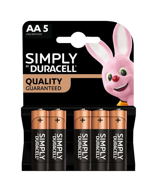 Simply Duracell AA 5-Pack