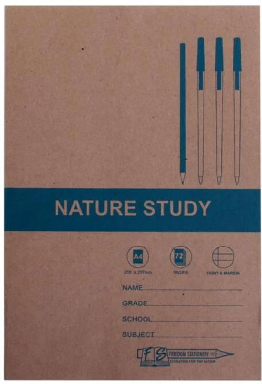 Treeline A4 Nature Study Book 72 Pages