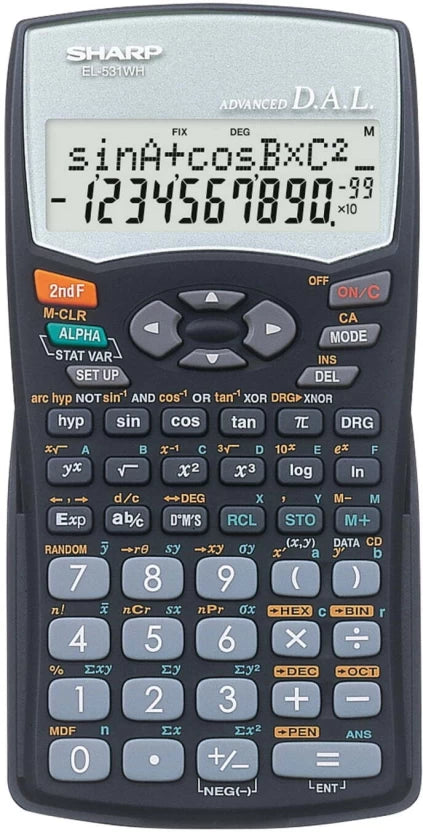 Sharp EL-531WHB Scientific Calculator