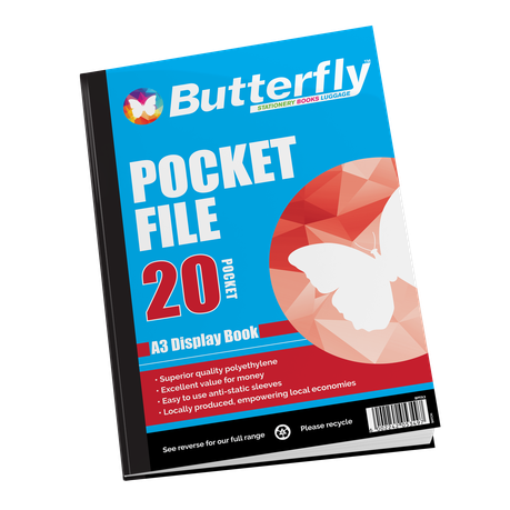 Butterfly Pocket File A3 20 page