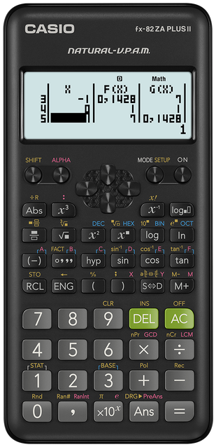 Casio FX-82ZA Plus II Scientific Calculator