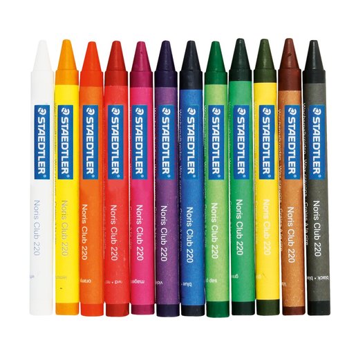 Staedtler Noris Club Wax Crayons 12 Pack