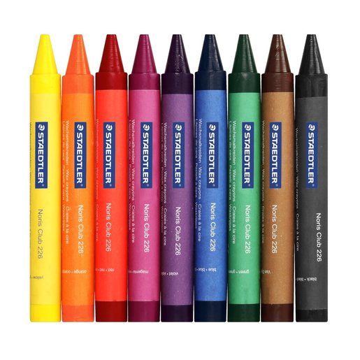 Staedtler Jumbo Wax Crayons 9 Pack