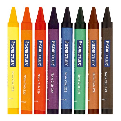 Staedtler Wax Crayons Jumbo 8 Pack