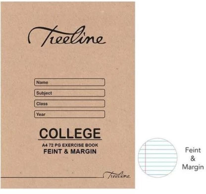 72 PG COLLEGE EXERCISE BOOK F/M A4